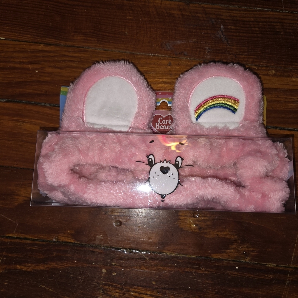 Care Bears Fuzzy Pink Spa Headband - Picture 2 of 4